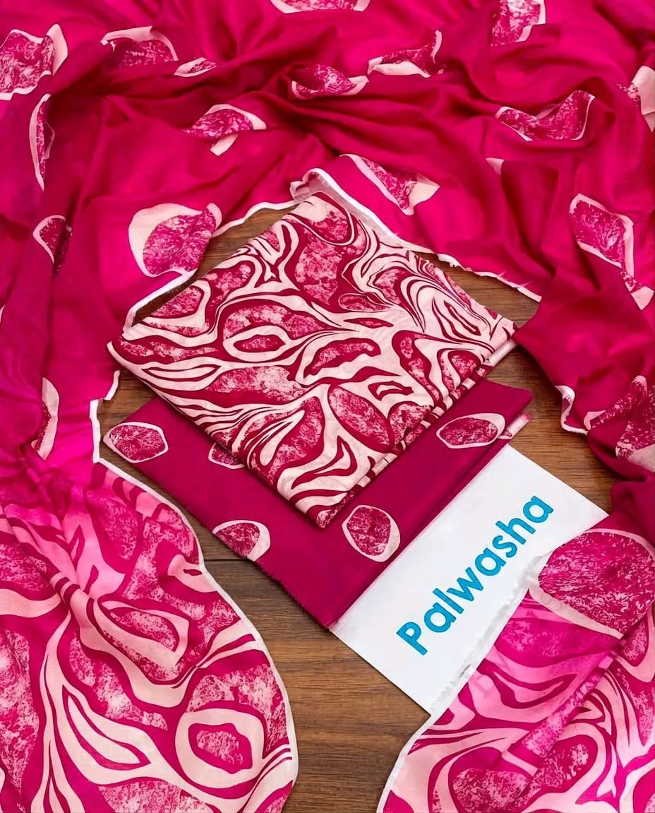 *PALWASHA*

• FABRIC *LAWN*
• *⁠PRINT LAWN* SHIRT
• *⁠LAWN VOIL* DUPATA
• ⁠ PRINT LAWN TROUSER
• ⁠GUARANTEED STUFF 💯
• ⁠EASILY STICHABLE CUTTING
• ⁠PRICE *2850

• FABRIC *LAWN*
• *⁠PRINT LAWN* SHIRT
• *⁠LAWN VOIL* DUPATA
• ⁠ PRINT LAWN TROUSER
• ⁠GUARANT