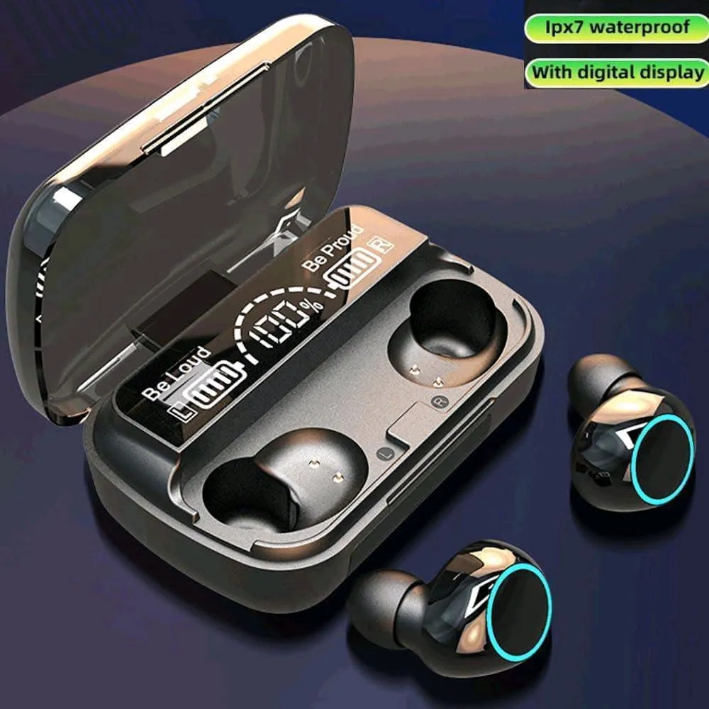 *Product Name*: Black Bluetooth Earbuds with Charging Case
*Product Description*: These sleek black earbuds are the perfect blend of style and function, designed to keep up with your busy Pakistani lifestyle. Whether you’re commuting, working out, or enjo