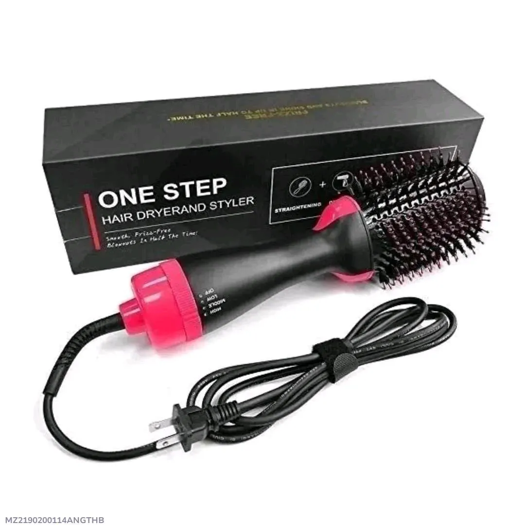 *Product Name*: One Step Hair Straightner
*Product Description*: 
*Product Details*:Material: ABS Plastic
Product Feature: Smooth Hair
Package Includes: 1 x Hair Dryer Brush


Note: Before using any new cosmetic product, perform a patch test on a small sk