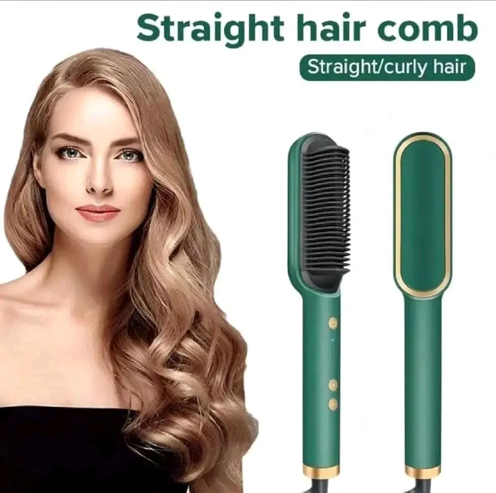 *Product Name*: Green Hair Comb for Straight Curly Hair at Home
*Product Description*: This sleek green hair comb is the perfect solution for Pakistani women who want salon-quality straight or curly hair at home. Whether you’re preparing for a wedding, of