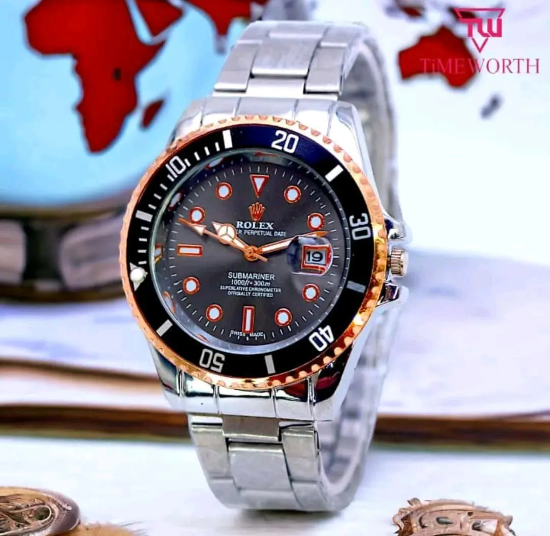 *Product Name*: Men's Stainless Steel Watch Rose Gold Dial 24mm
*Product Description*: Looking for a watch that blends elegance with everyday durability? This imported men’s watch is crafted for Pakistani men who demand style without compromise. Perfect f