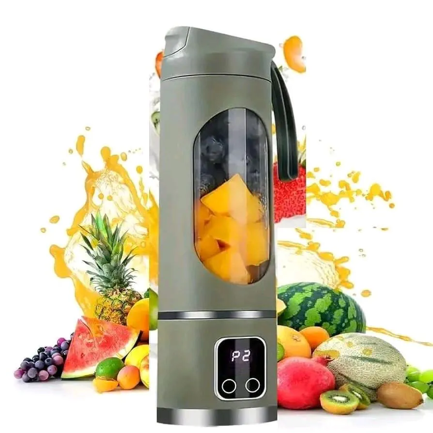 *Product Name*: Portable Rechargeable Green Electric Juicer Blender
*Product Description*: Stay healthy anytime, anywhere with this Premium Quality Portable & Rechargeable Green Electric Juicer Blender. Perfect for busy urban lifestyles in Pakistan, it’s 