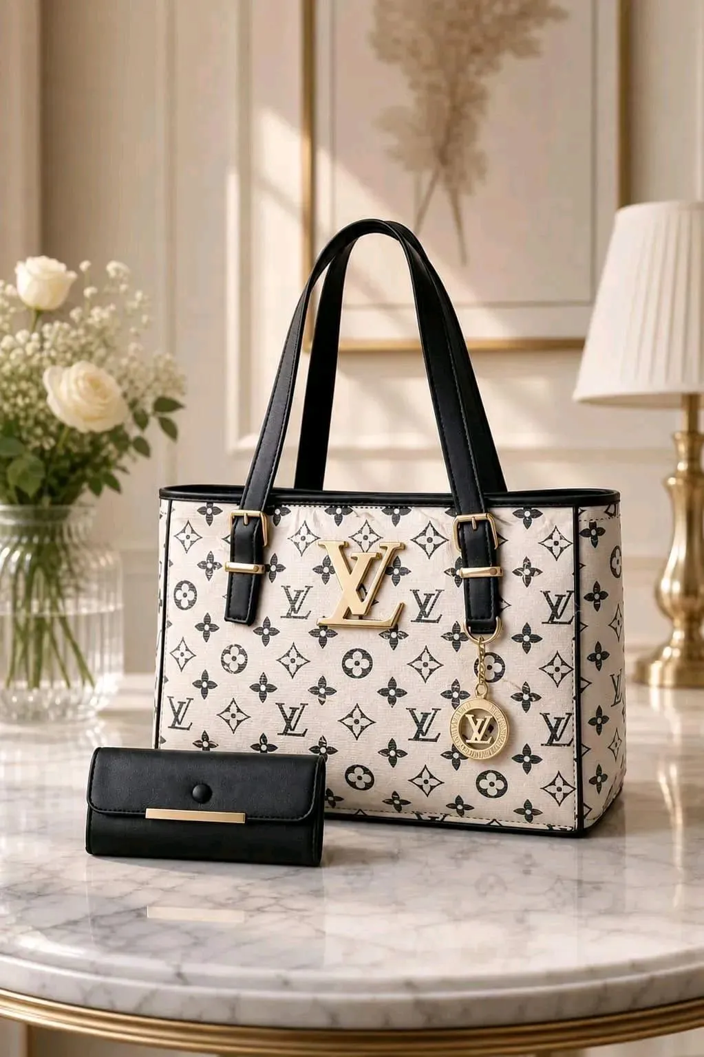 *Product Name*: Louis Vuitton LV5070 Women's Shoulder Bag Set Brown White
*Product Description*: 
*Product Details*:Material: Leather
Pattern: Plain
Number Of Pieces: 1 Pc
Gender: Women's
Color: White
Package Includes: 1 x Shoulder Bag


Note: There might