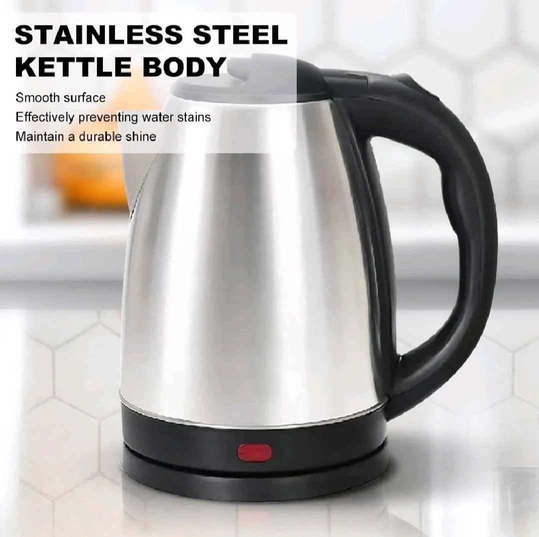 *Product Name*: Electric Kettle Stainless Steel 2L Fast Boil
*Product Description*: Perfect for busy Pakistani households, this sleek electric kettle delivers fast, efficient boiling without wasting energy. Its modern design fits seamlessly into any kitch