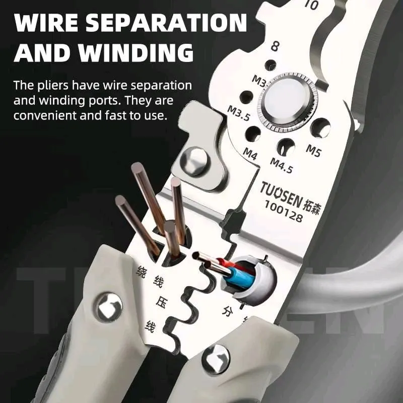 *Product Name*: Electrician Wire Stripper Pliers Multi-Function Grey Chrome Vanadium
- Made from premium Chrome Vanadium Steel for maximum durability
- Stylish grey finish with ergonomic grip for comfortable handling
- Multi-functional design for various 