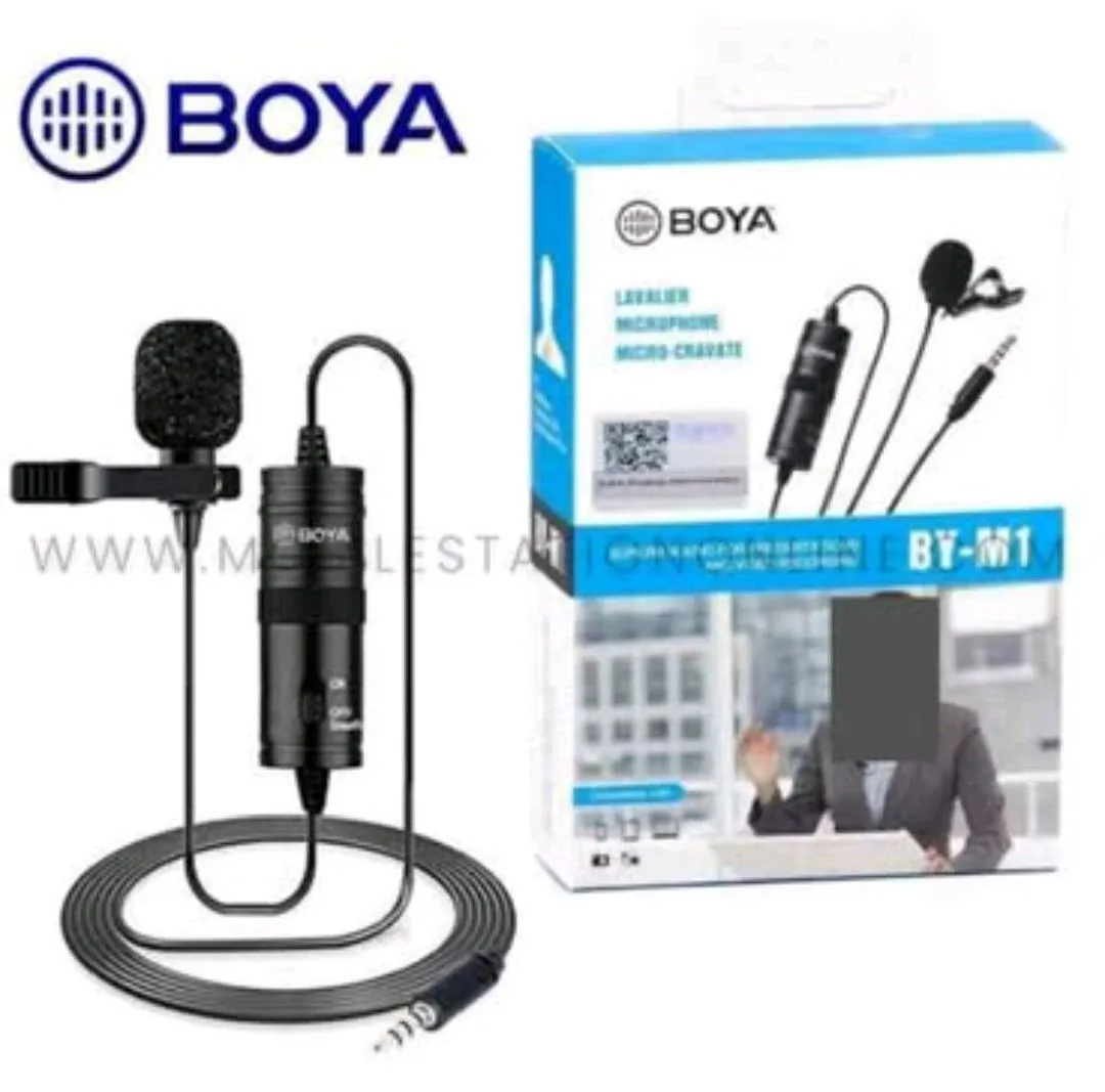 Orgnl BOYA BY M1 LAVALIER MICROPHONE FOR SMARTPHONES CANON NIKON DSLR CAMERAS