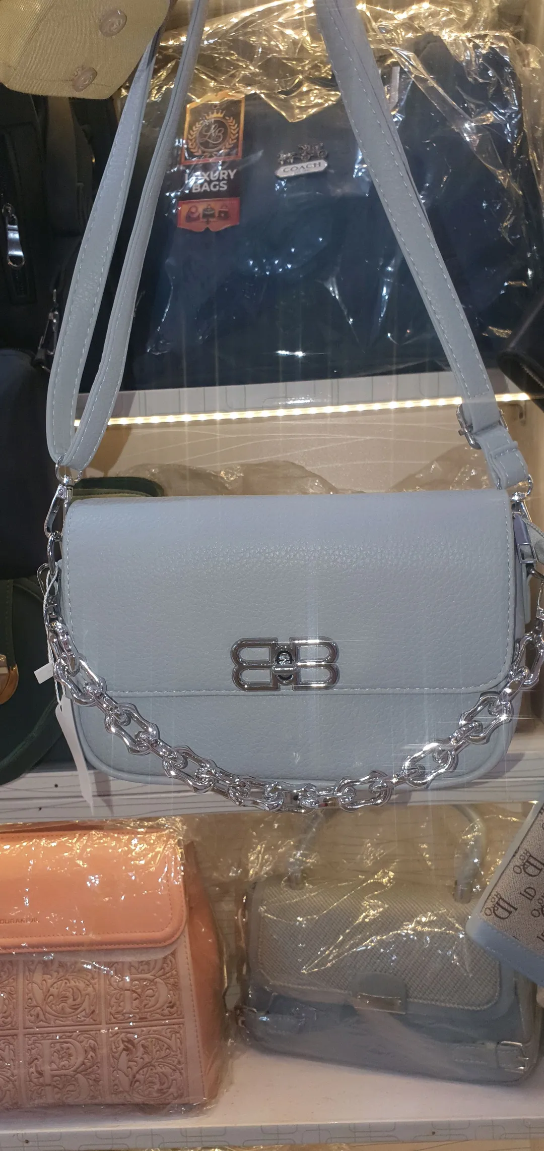 Imprecated made in China purse