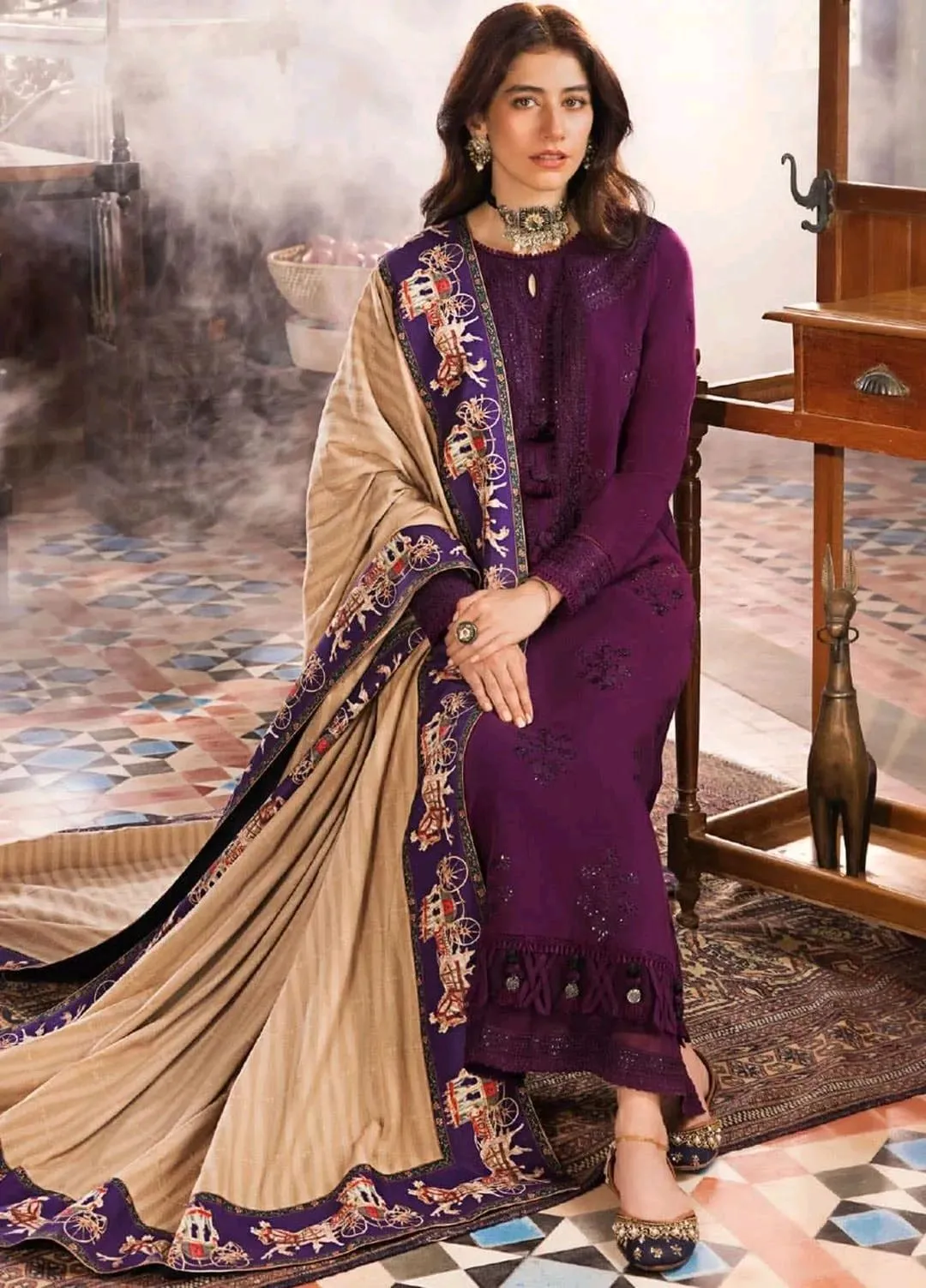 *Product Name*: Purple Embroidered 3-Piece Lawn Suit for Women with Dupatta
*Product Details*:Shirt Fabric: Lawn
Pattern: Embroidered
Shirt Front Pattern: Embroidered
Neckline: Embroidered
Sleeves Pattern: Embroidered
Daman: Embroidered
Shirt Back Pattern