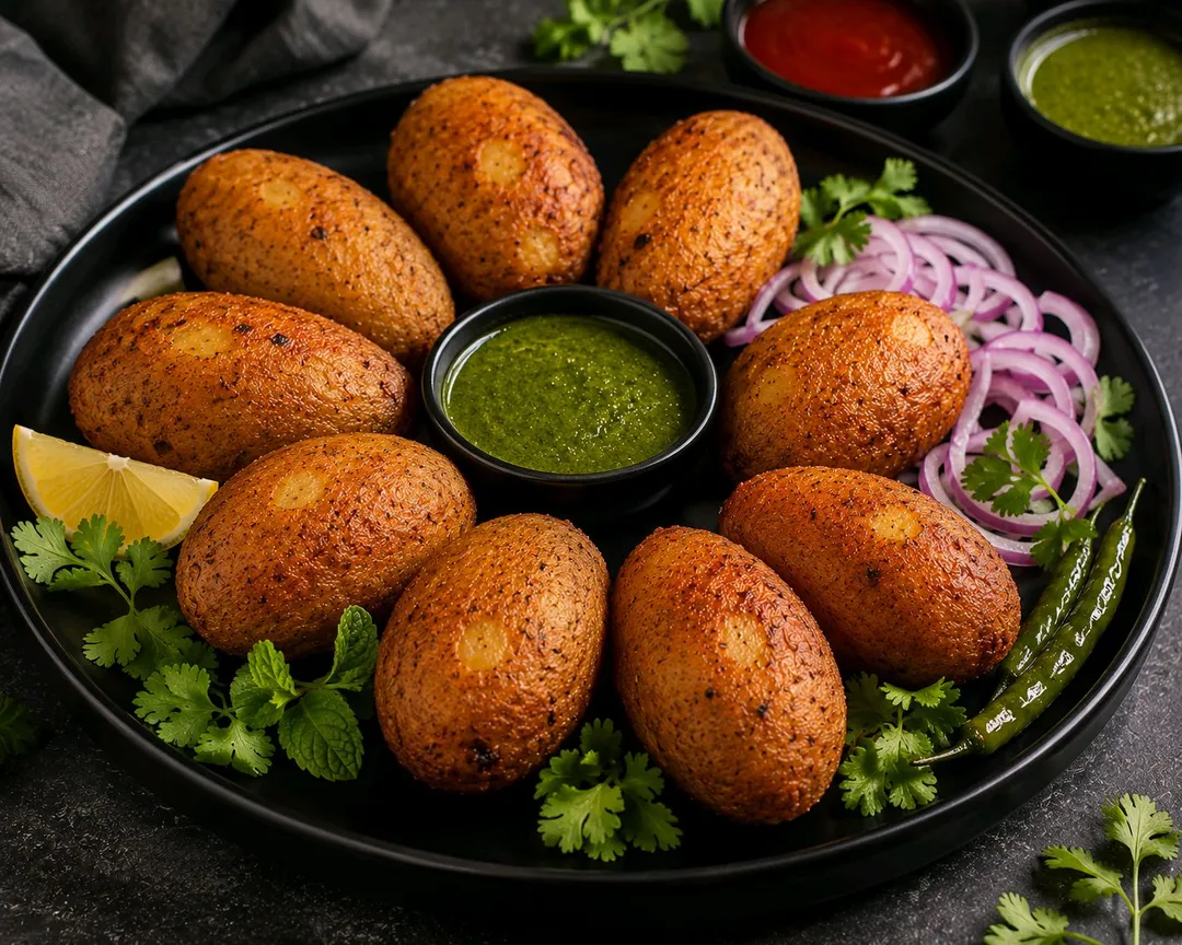 Smooky Chicken & Potato Dum Kabab