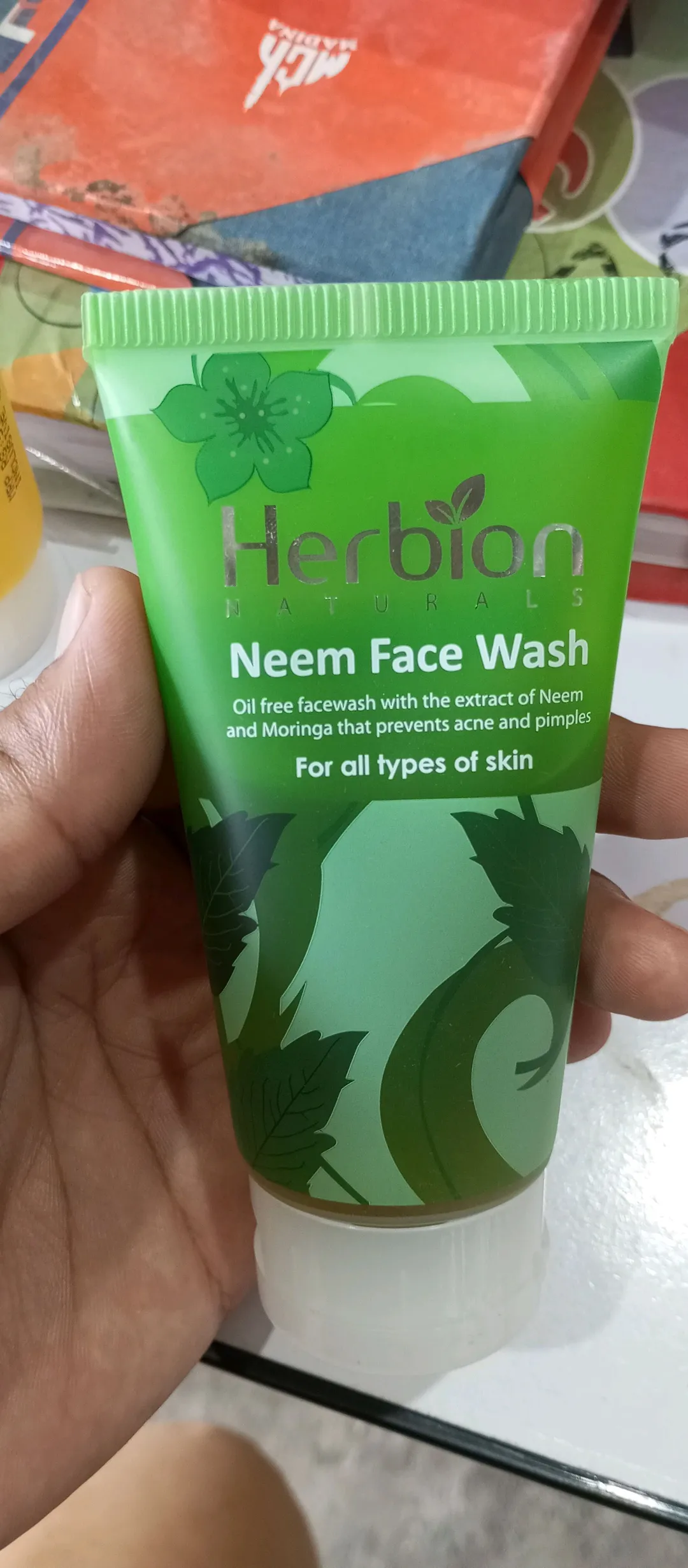 Herbion Natural Face Wash Collection – Neem, Lemon, Orange, Seaweed & Rose
