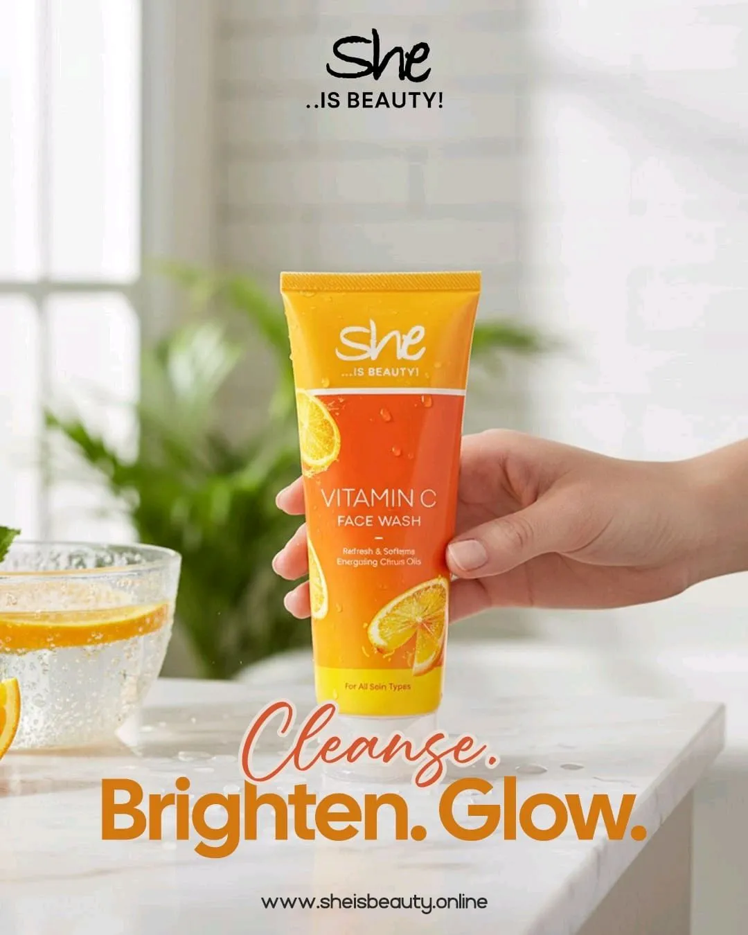 vitamin C face wash