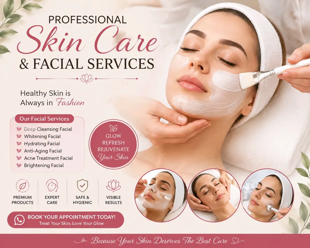 Luxury Facial & Skin Care – Glow With Confidence 🌸