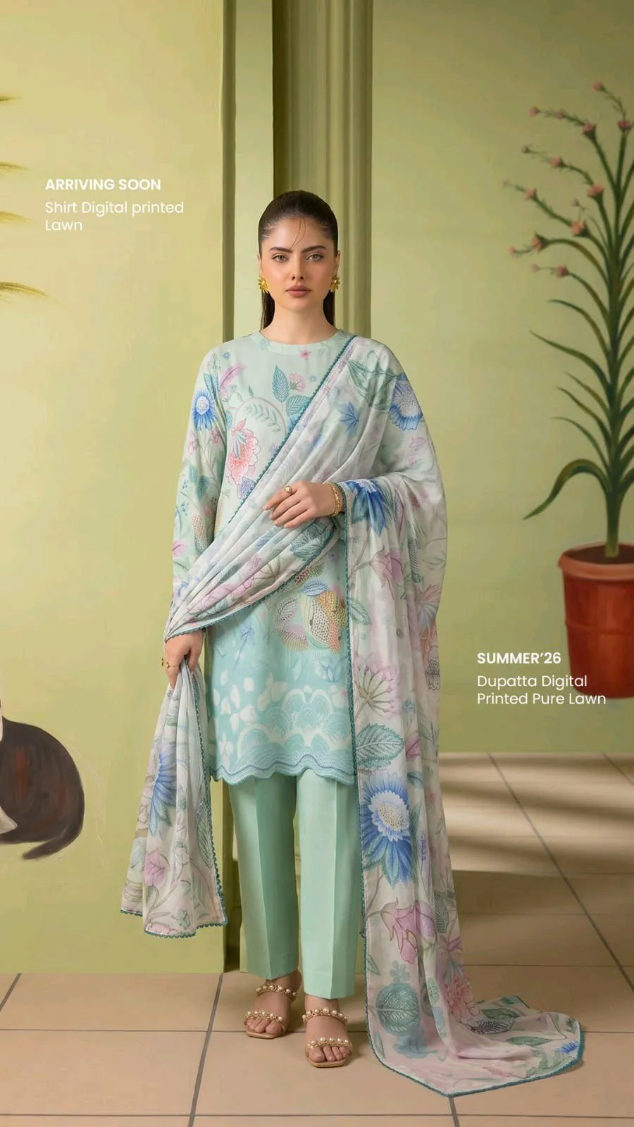 💥 *New Arrival*💥 🌸 *SITAAR - GULL JEE*  ✨ Unstitched 3-Piece Lawn