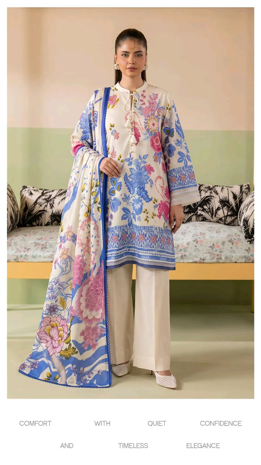 💥 *New Arrival*💥 🌸 *SITAAR - GULL JEE* ✨ Unstitched 3-Piece Lawn