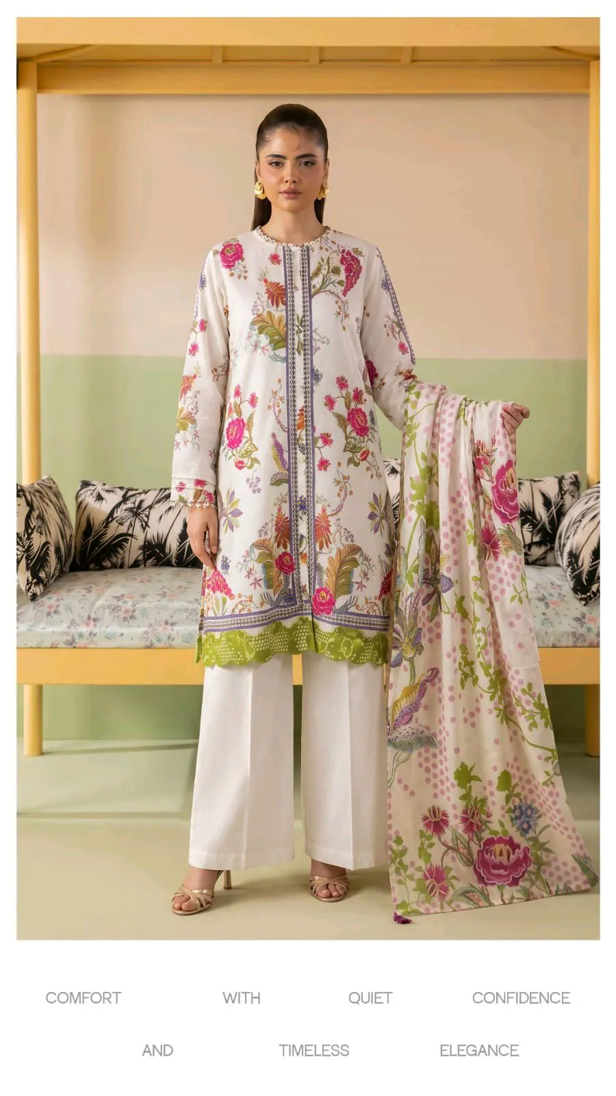 💥 *New Arrival*💥. 🌸 *SITAAR - GULL JEE*. ✨ Unstitched 3-Piece Lawn