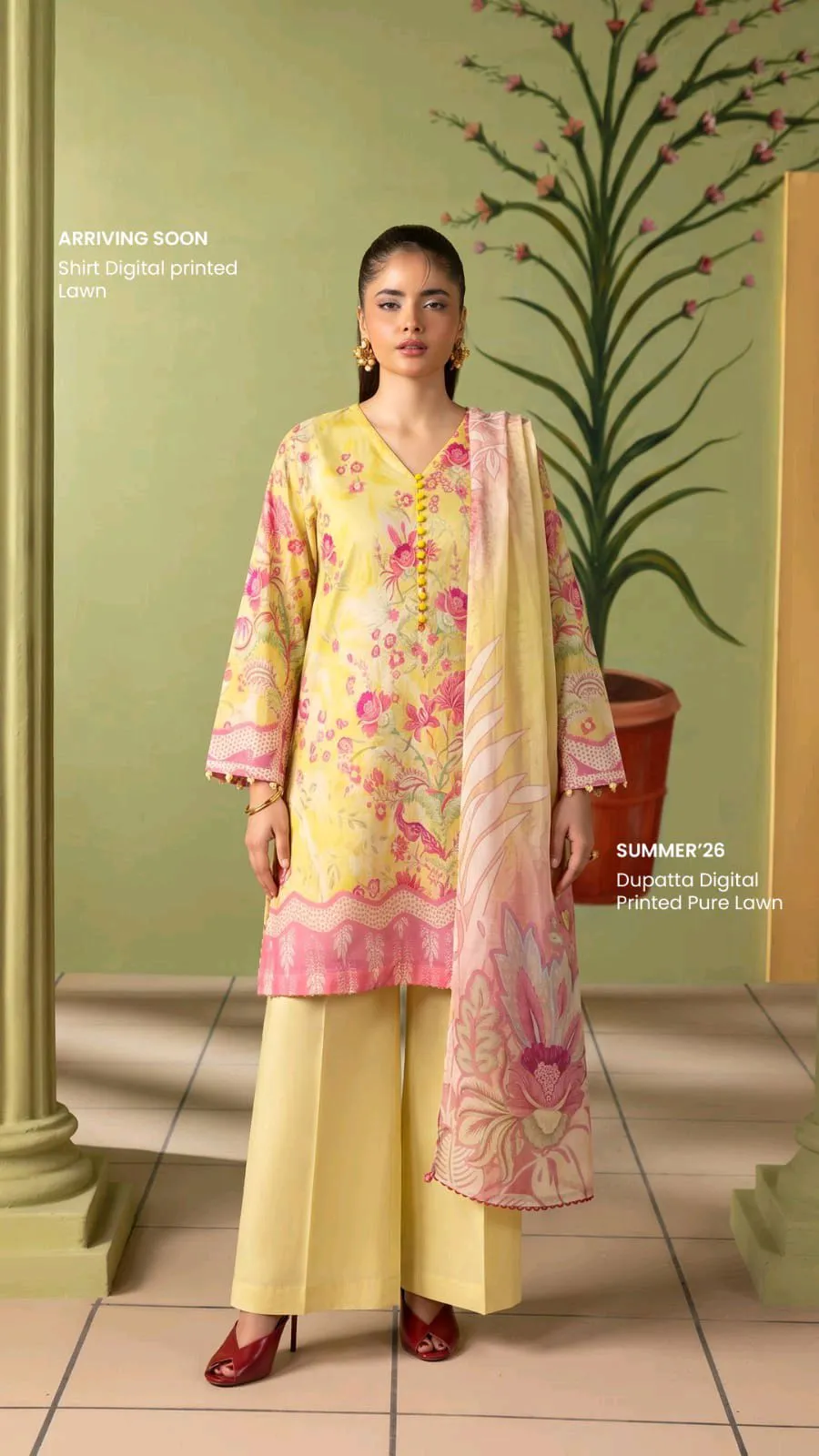 💥 *New Arrival*💥. 🌸 *SITAAR - GULL JEE*. ✨ Unstitched 3-Piece Lawn.