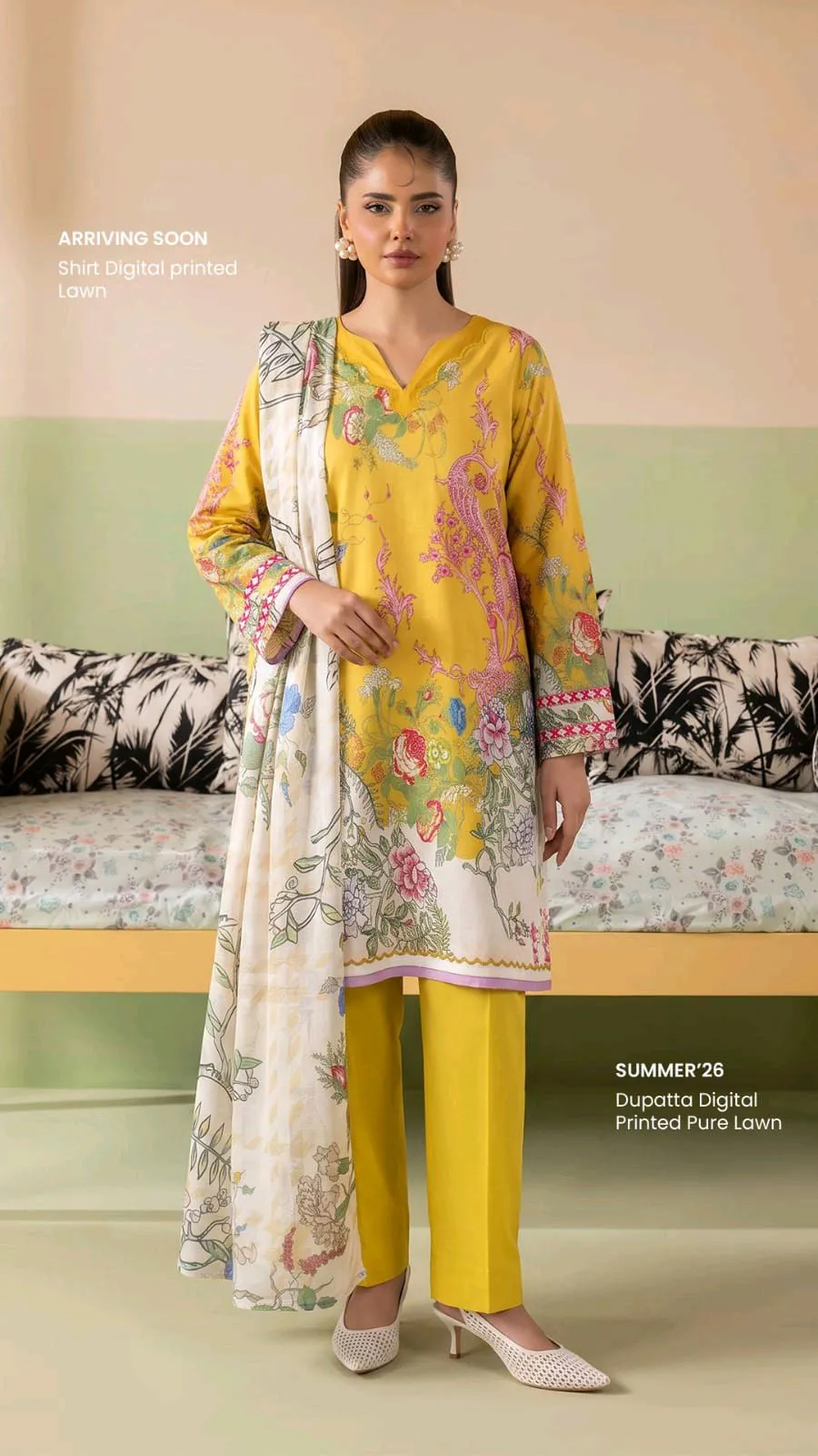 💥 *New Arrival*💥. 🌸 *SITAAR - GULL JEE*. ✨ Unstitched 3-Piece Lawn.