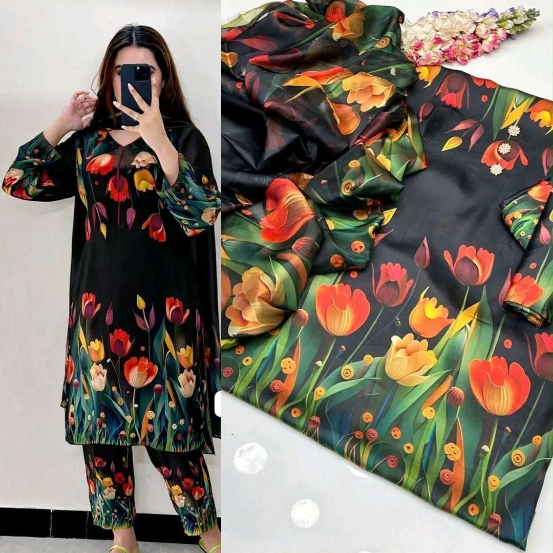 shamos silk suit 3pcs