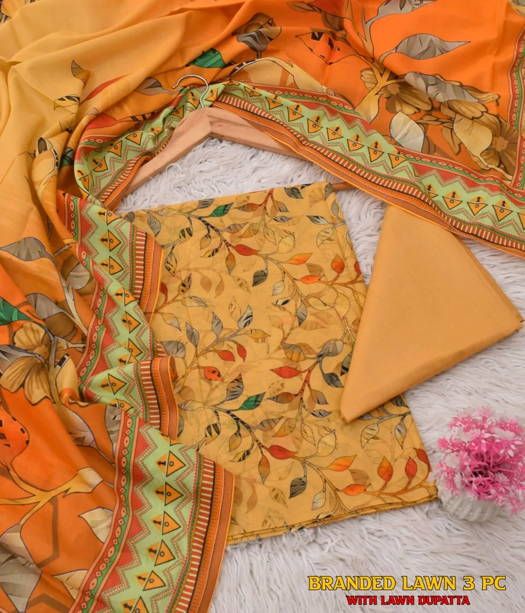ladies lown suit printed