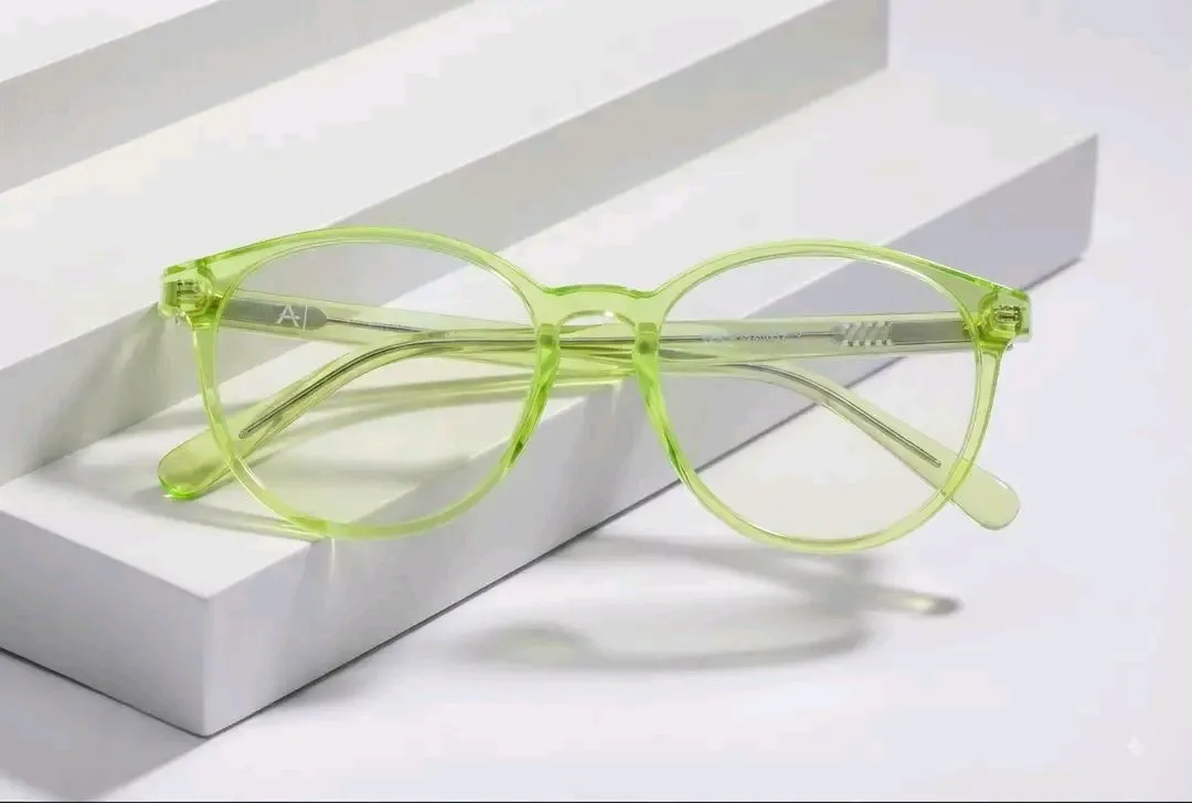 Premium Glossy green Eyewear Frame