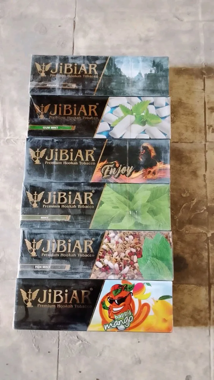 JiBiAR Premium Hookah Tobacco - مختلف ذائقوں میں دستیاب