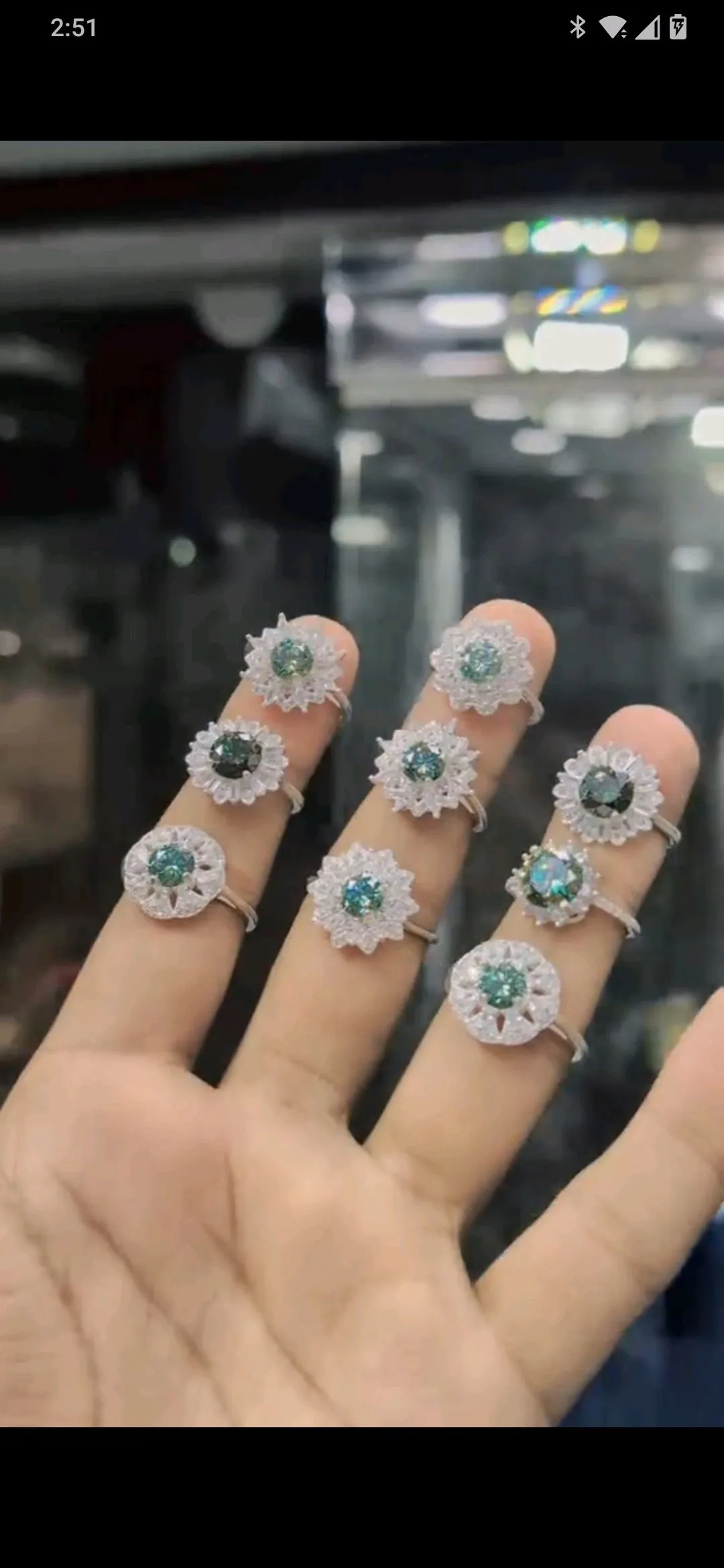 Ladies original Mosonite Rings 💍