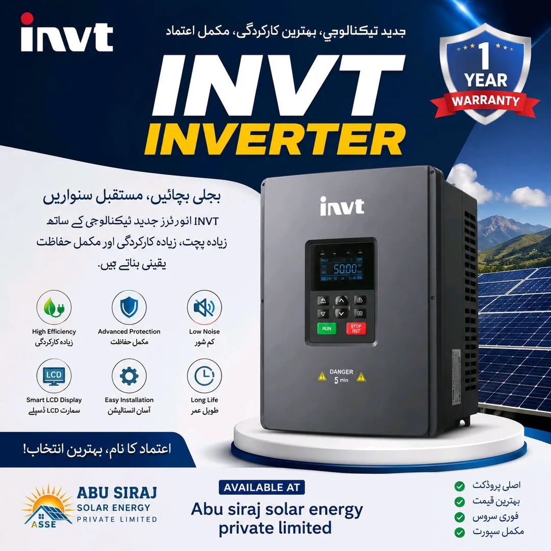 original invt inverter with one year warranty
