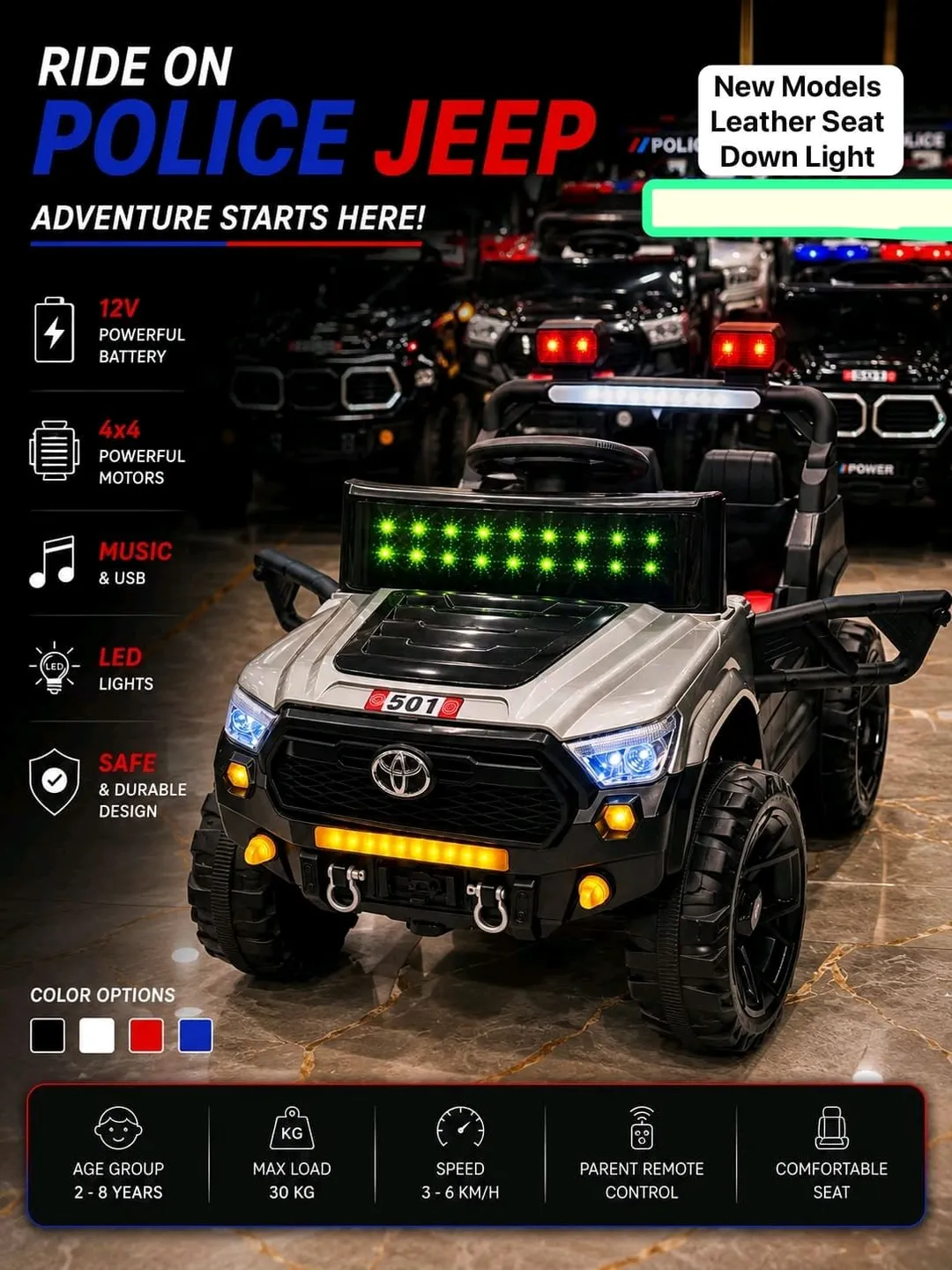 Electric jeep for kids