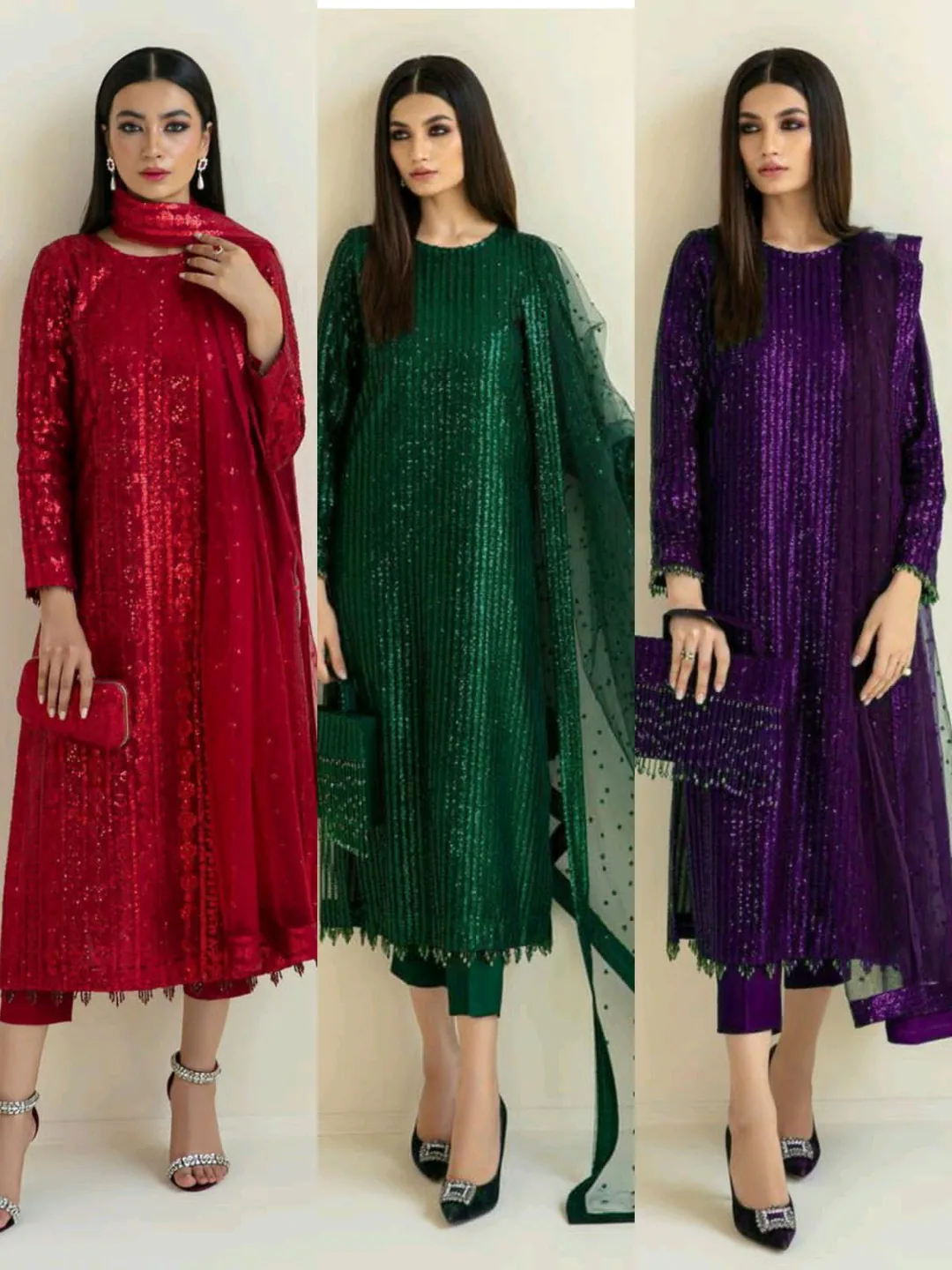 new chiffon embroidery suit