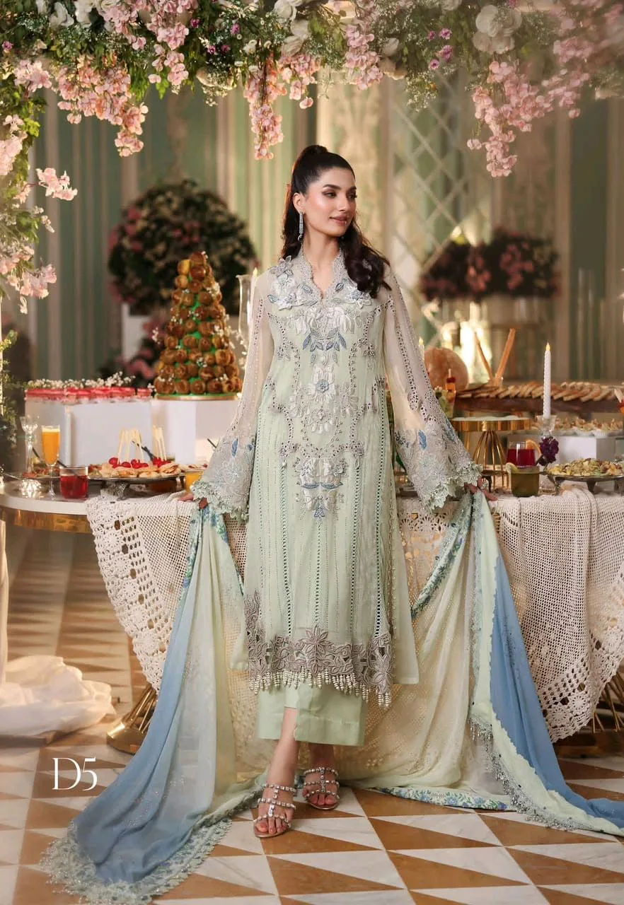 full embroidery 3pcs suit new collection