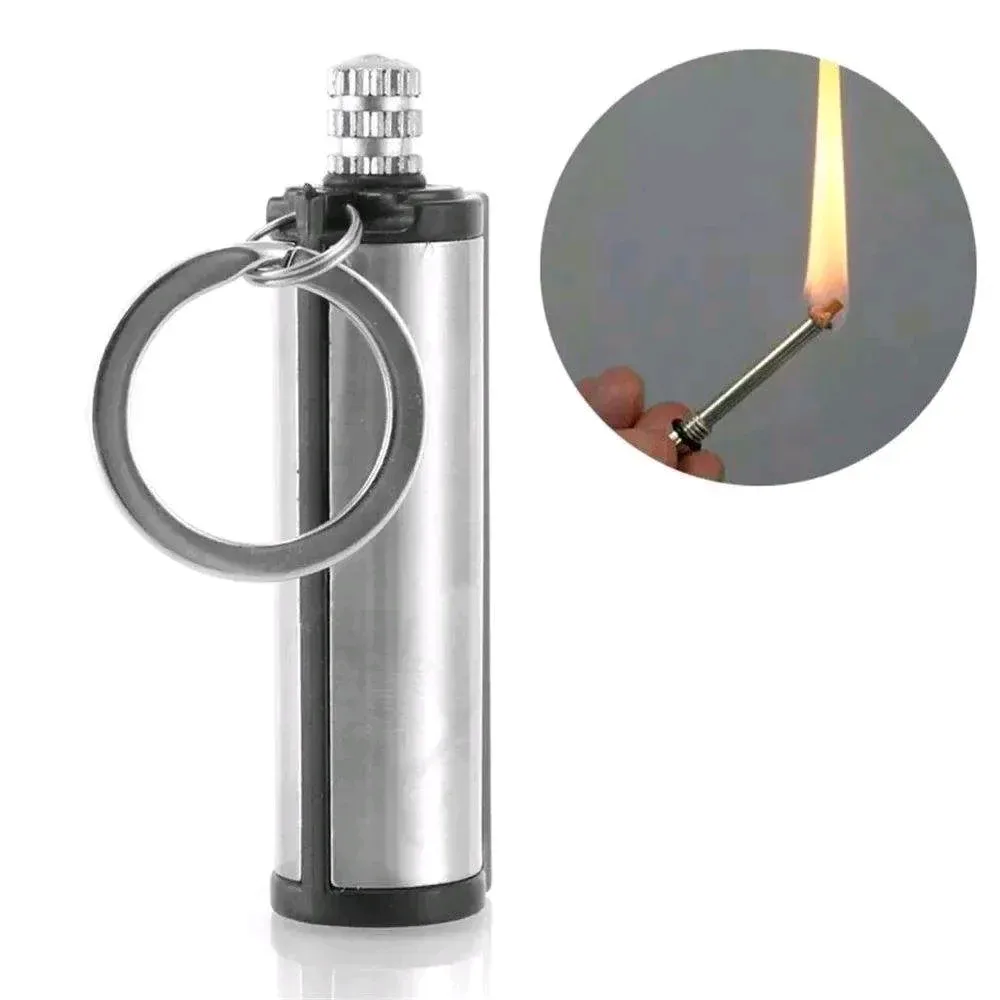 Permanent Metal Matchstick Keychain