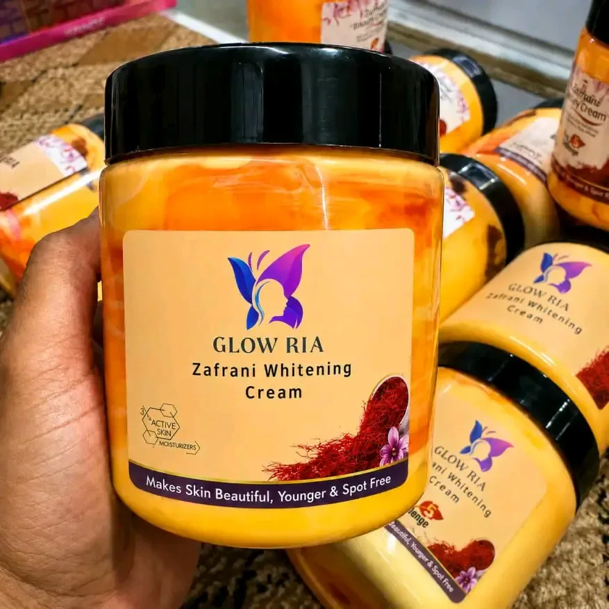 *Product Name*: Zafrani Whitening Cream With Serum, 250 g Jar, 1 Pc
*Product Description*: 
*Product Details*:Material: Cream
Texture: Smooth
Skin Types: All Skin Types
Product Feature: Whitening
Package Includes: 1 x Whitening Cream
Weight: 250 Gram
Set 