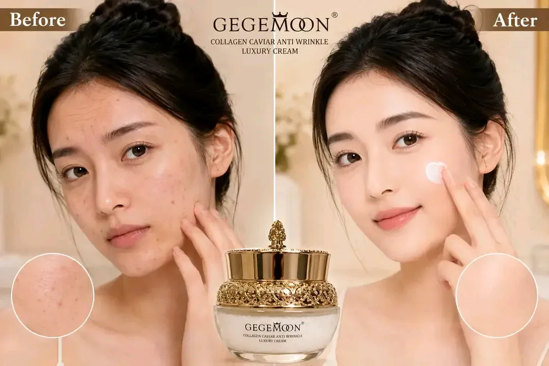 Gegemoon Collagen Caviar Anti Wrinkles Luxury Cream 50 g
*Product Description*: 
*Product Details*:Material: Cream
Texture: High Pigmented
Skin Types: All Skin Types
Color: White
Product Feature: Treat Fine Lines
Package Includes: 1 x Face Cream
Weight: 5
