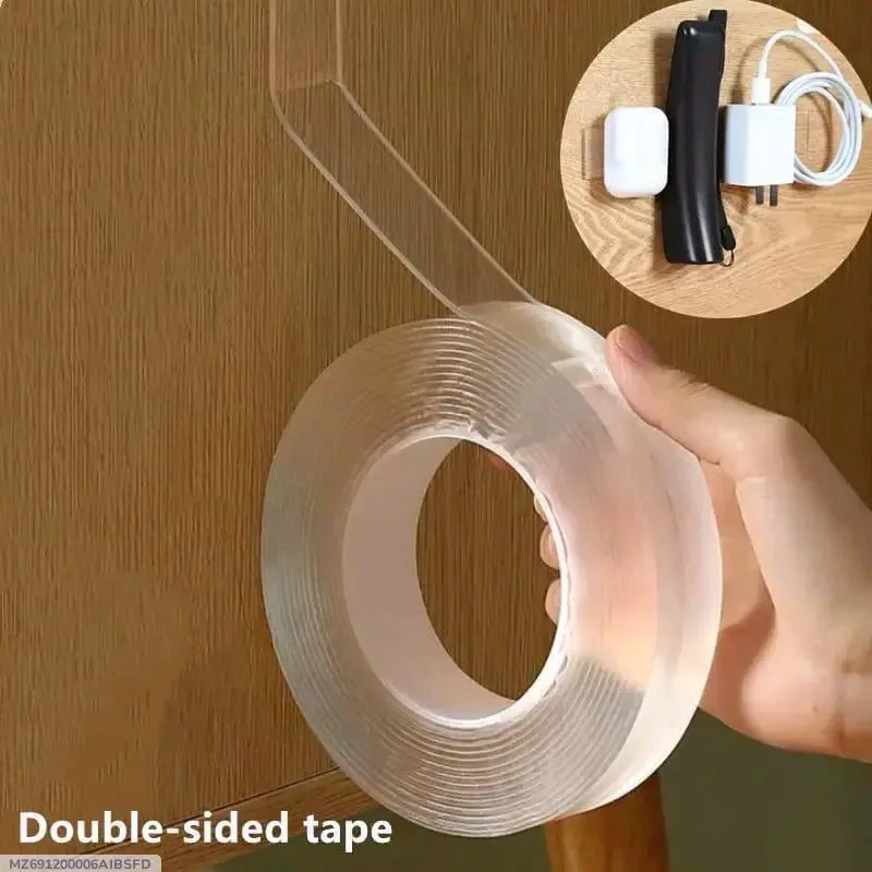 Double Side Nano Tape Strong Adhesive Transparent
*Product Description*: Keep your home and office neat without damaging surfaces with this Premium Quality Double Side Nano Tape. Perfect for Pakistani households and offices, it’s the Best price in Pakista