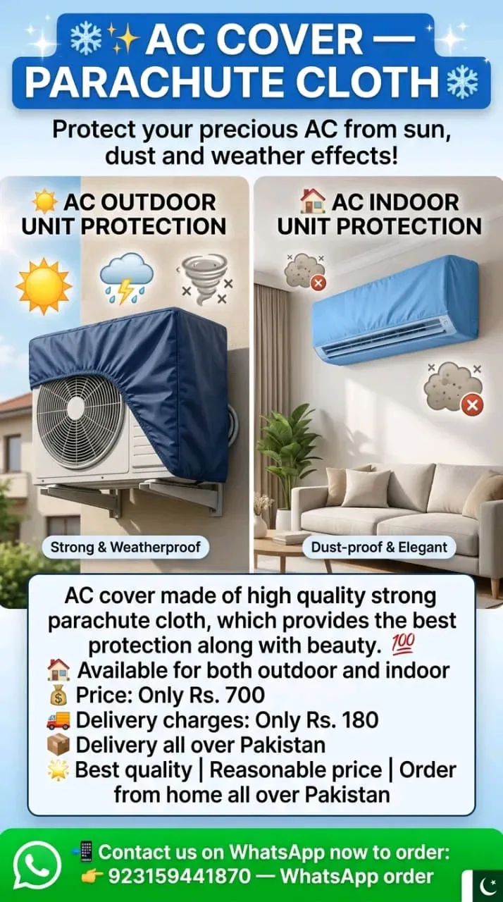 AC cover perashot kapra out door in door donu