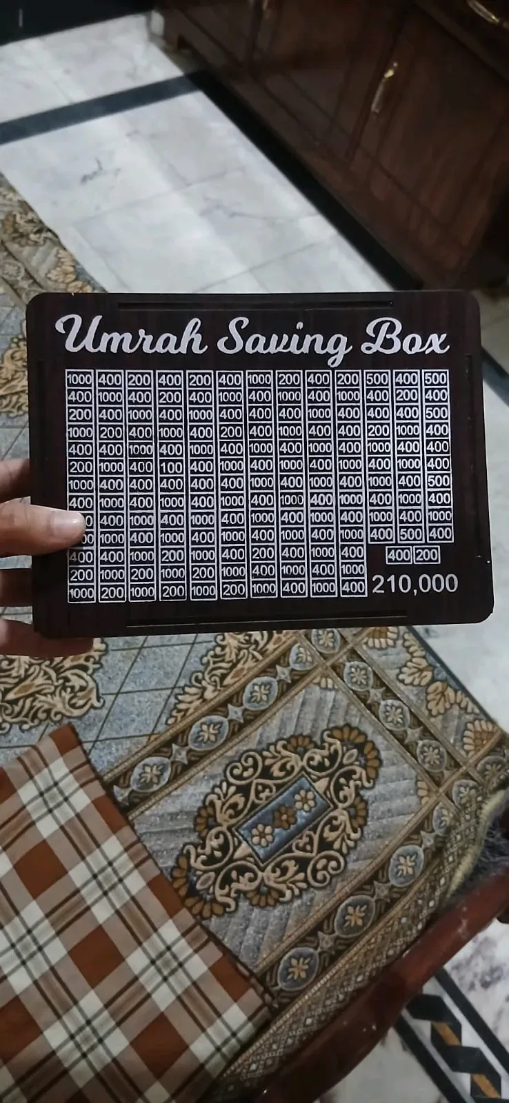 umra saving box