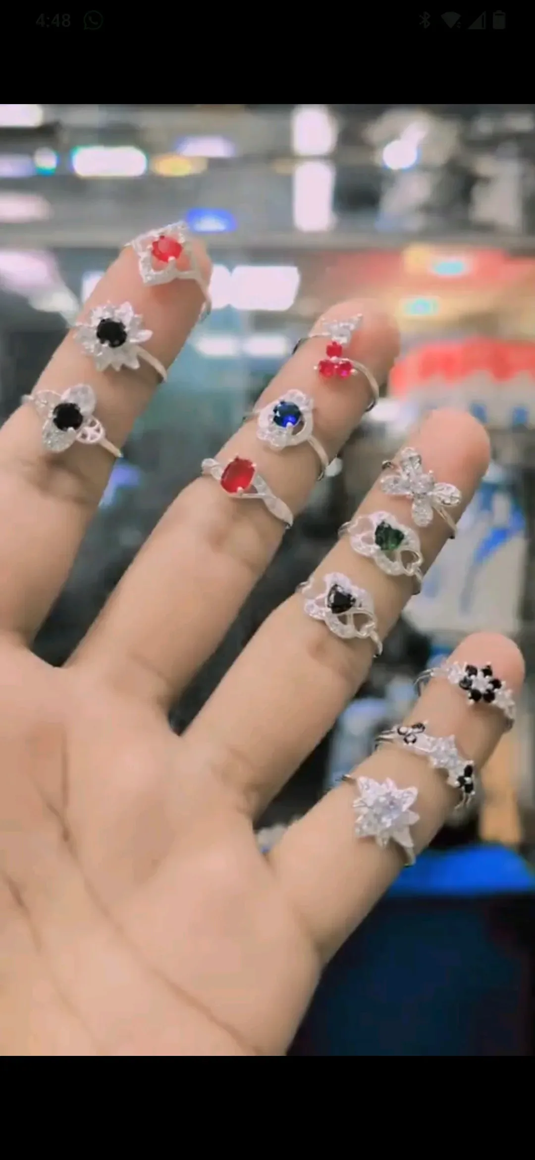 Ladies Silver Rings