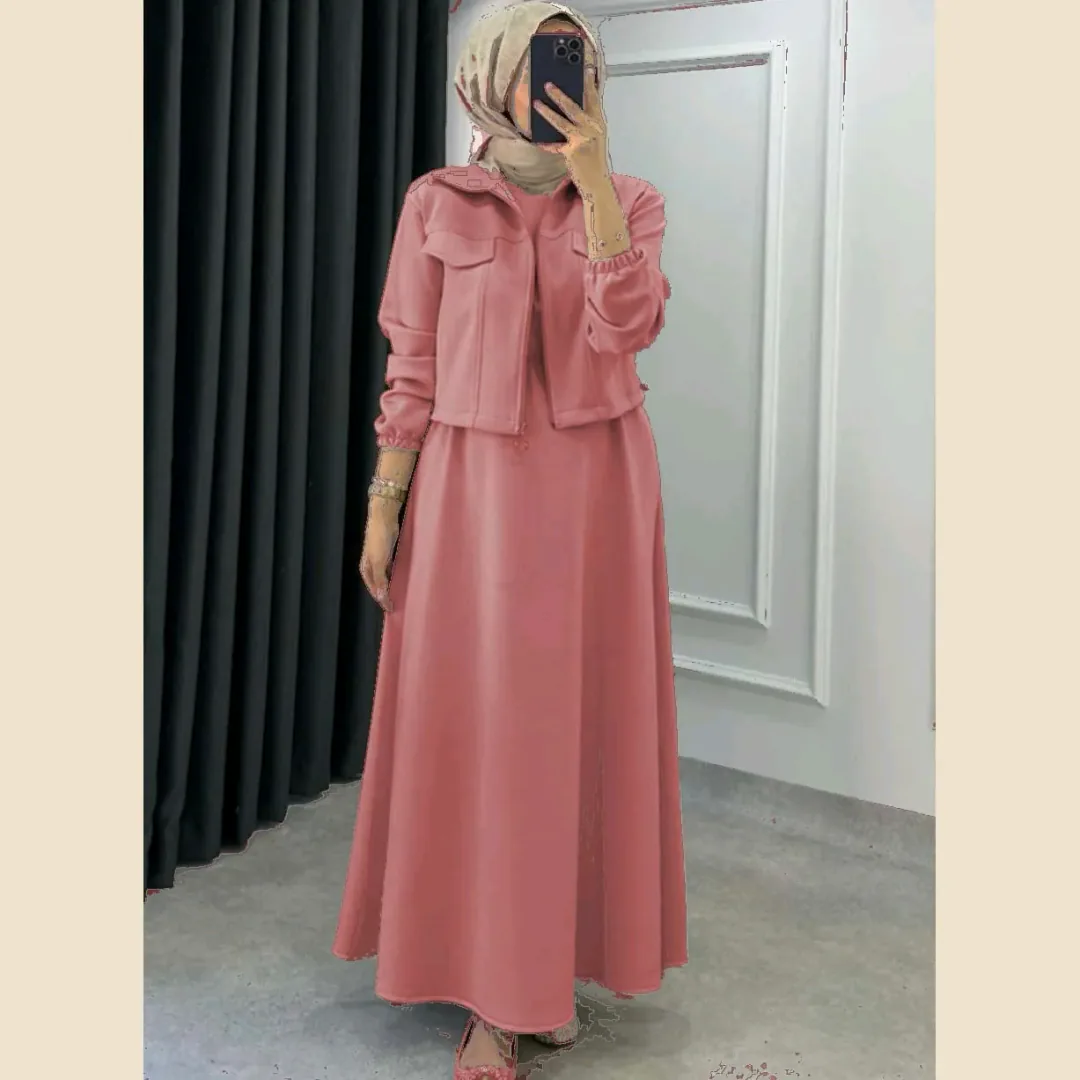 short jacket long long maxi styl tracksuit winter