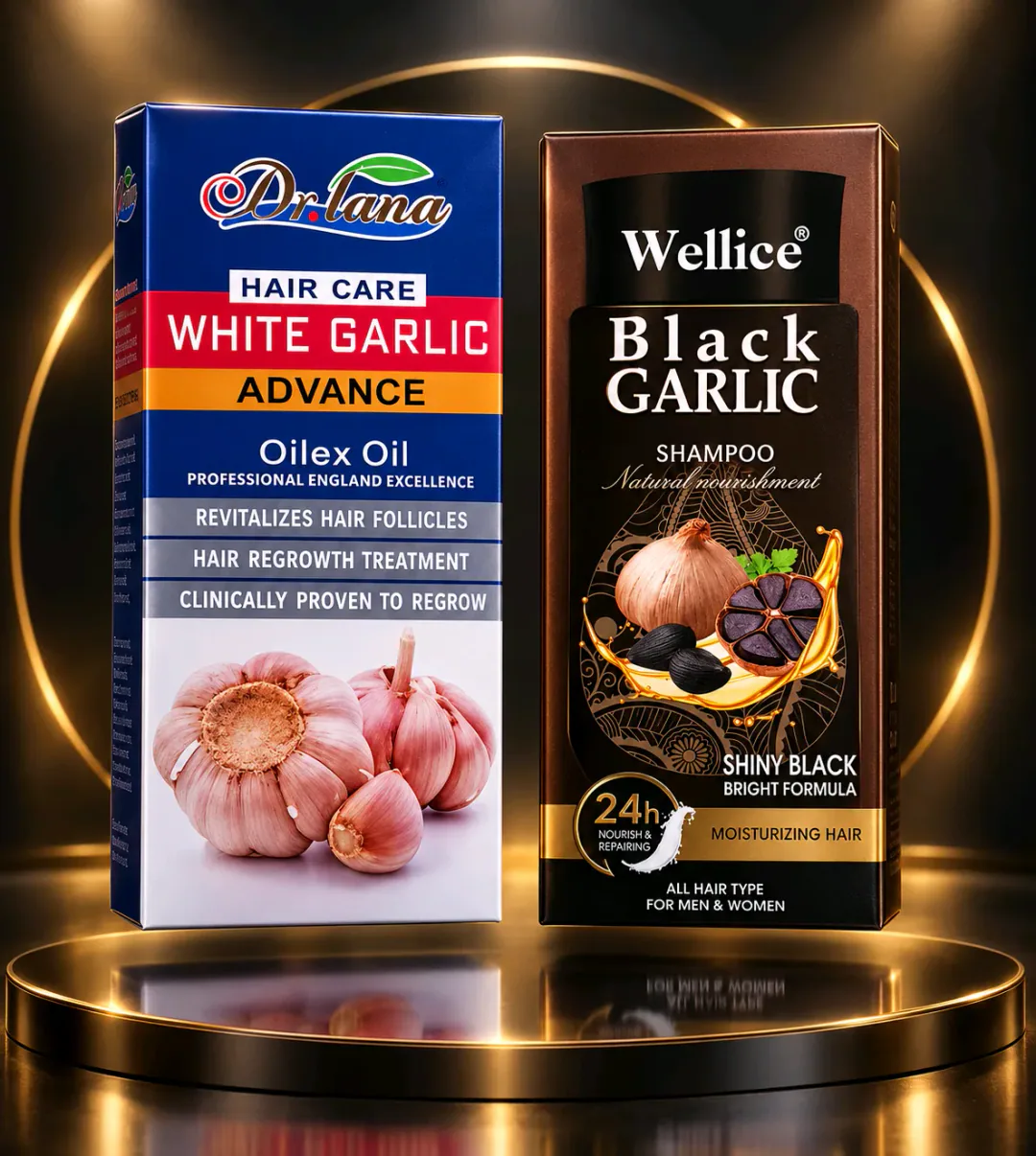 Darma White Garlic Advance Hair Care Oil – Hair Follicle Revitalizing & Hair Regrowth Treatment