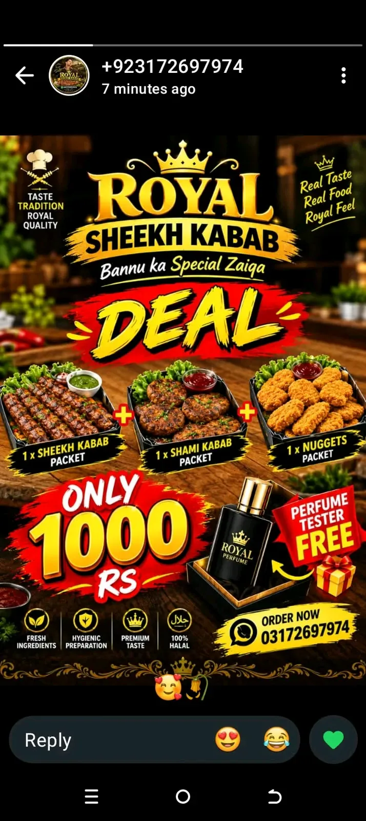 seekh kabab & shami & nuggets