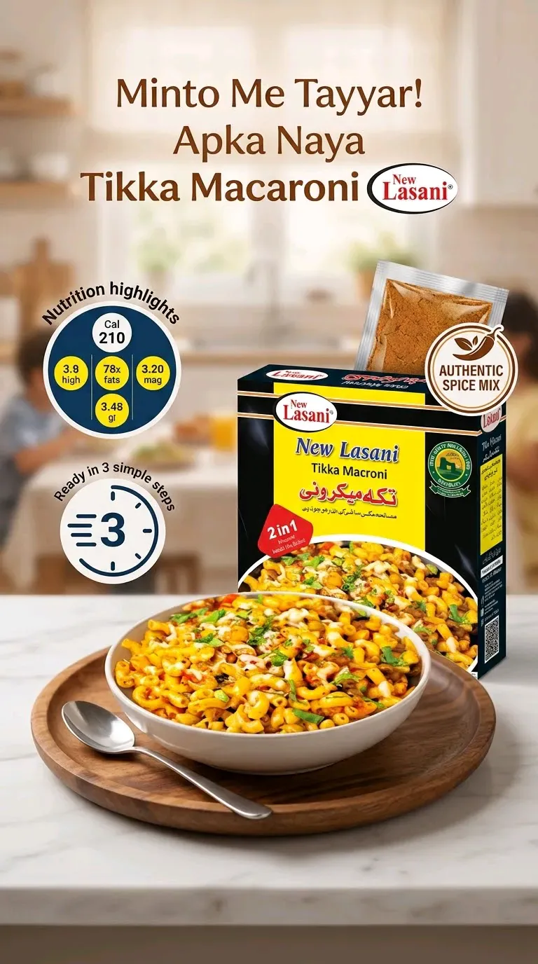 New Lasani Tikka Macaroni