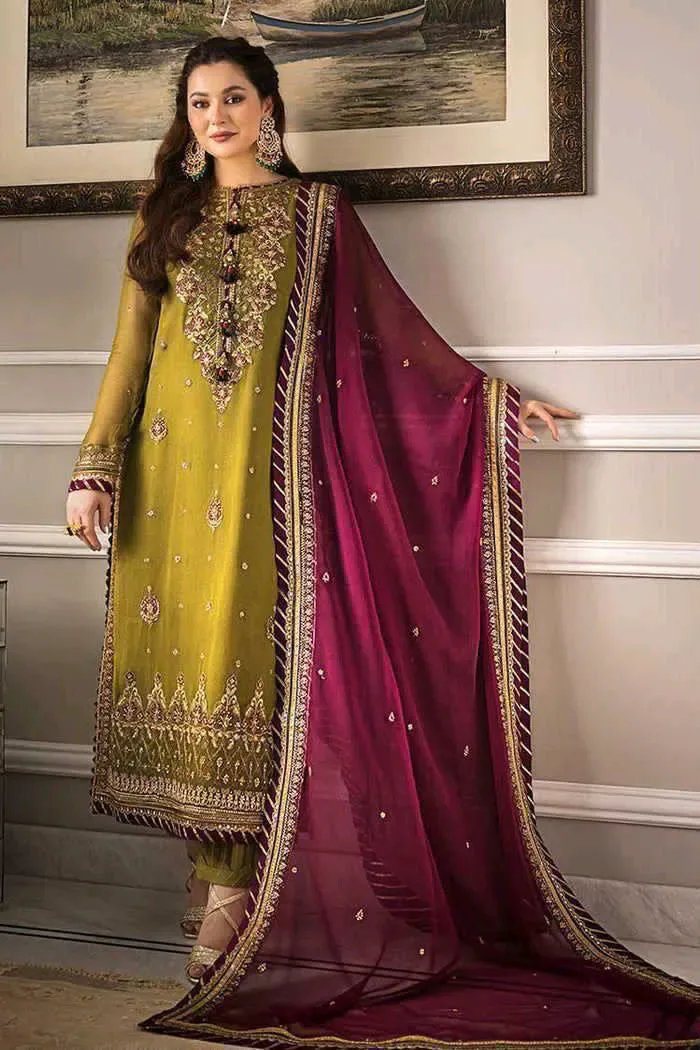 Asim Jofa Premium Luxury Embroidered 3 Piece Suit | Fancy Collection | Code 31**A