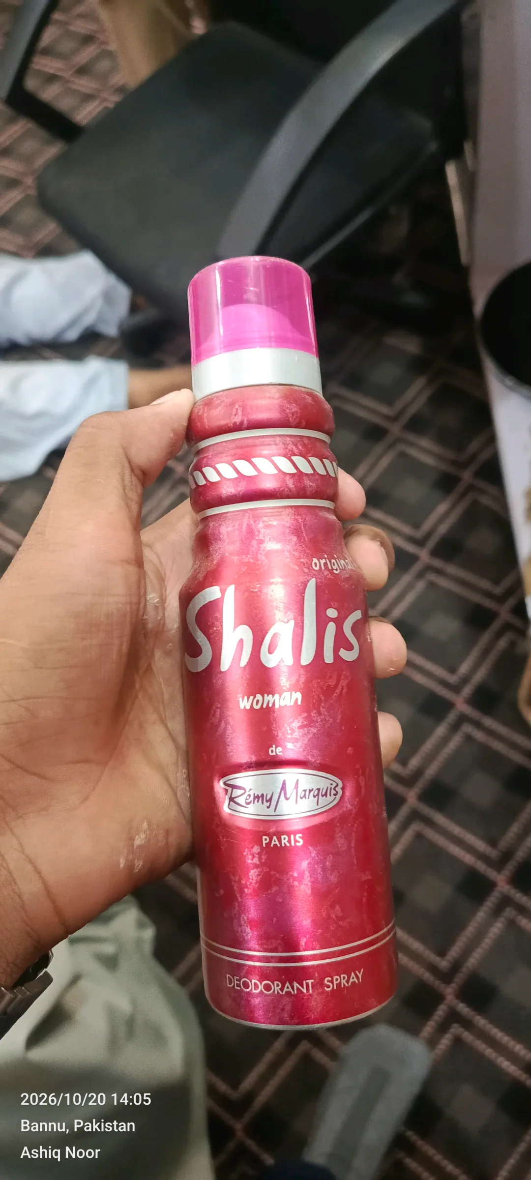 original shalis body spray for woman's