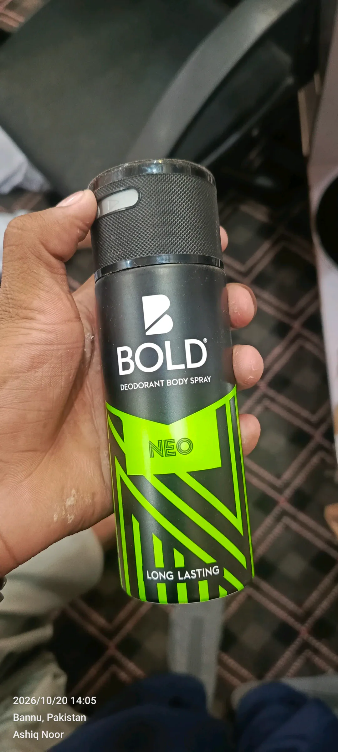 Bold original Neo body spray long lasting