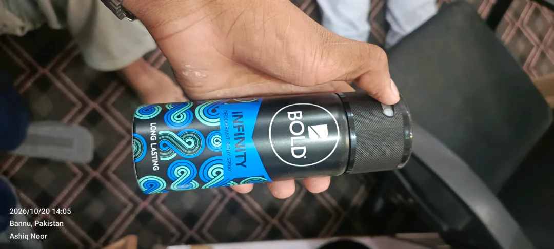 Bold original infinity body spray long lasting