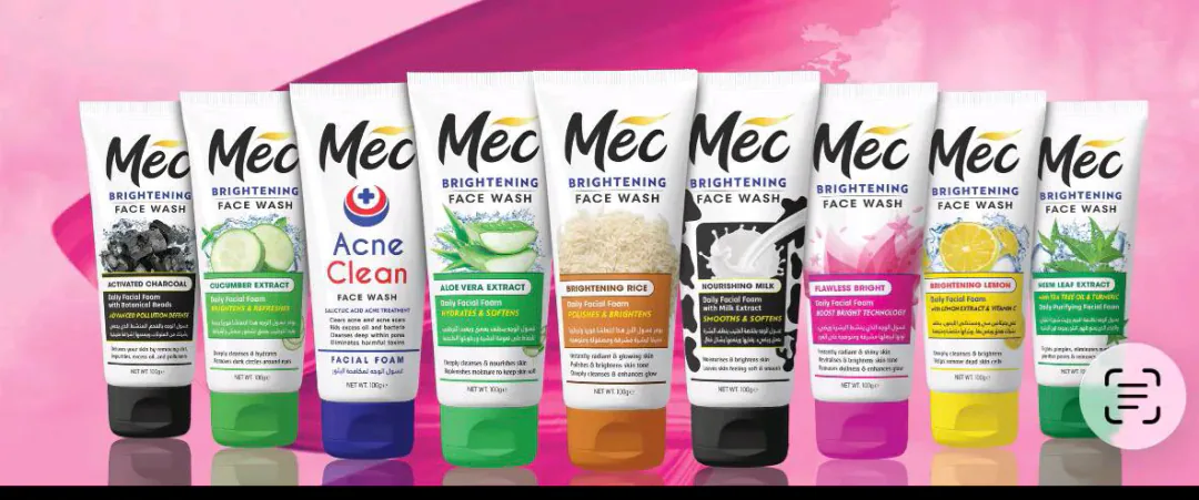 Mec Face Wash 100g - All Flavors Available