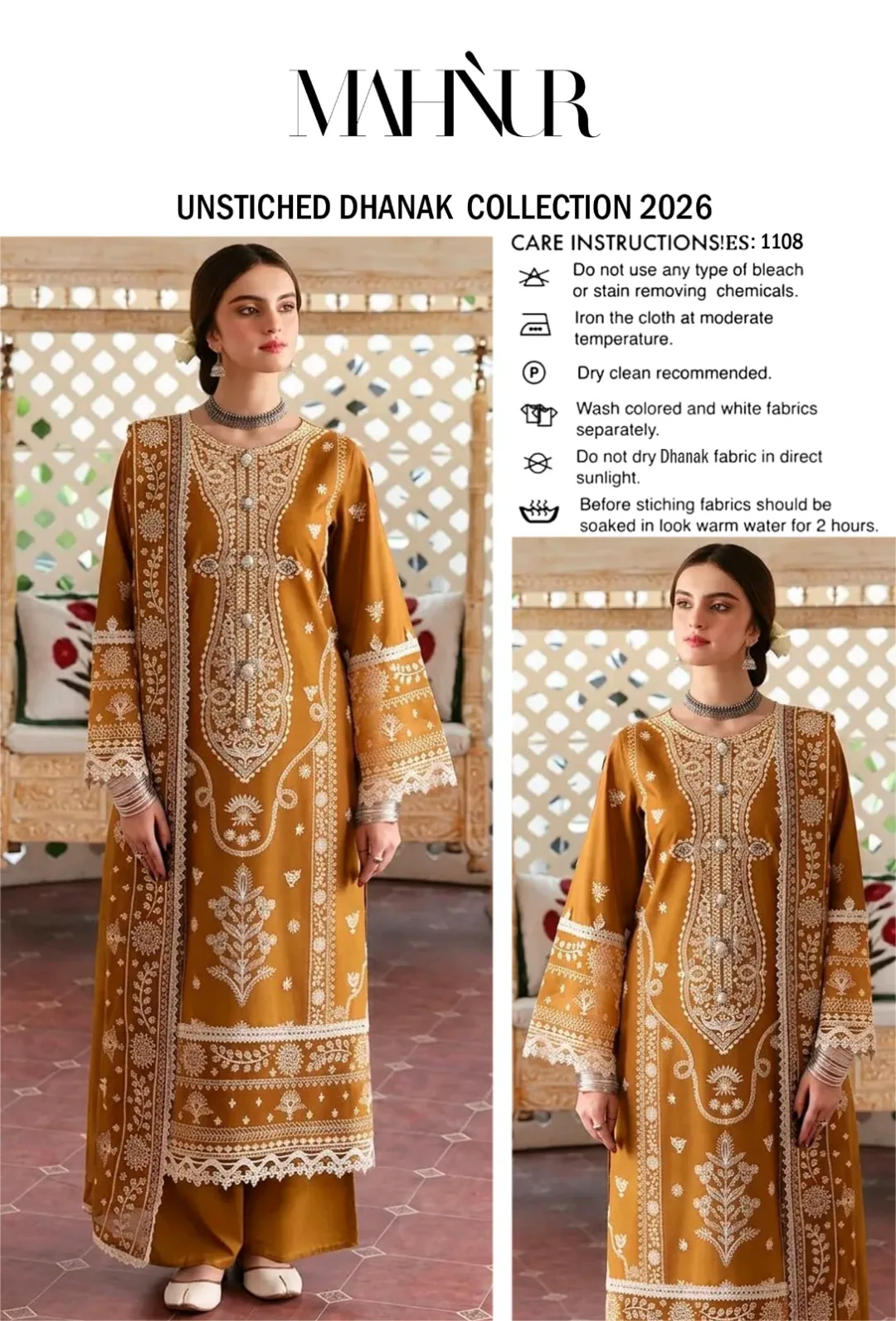 MAHNUR DHANAK EMBROIDERED 3-PIECE SUIT 2026 ✨ | Heavy Embroidered Front & Sleeves | Beautiful Dhanak Shawl | Passion By Ladies | Hikmat Collection Bannu