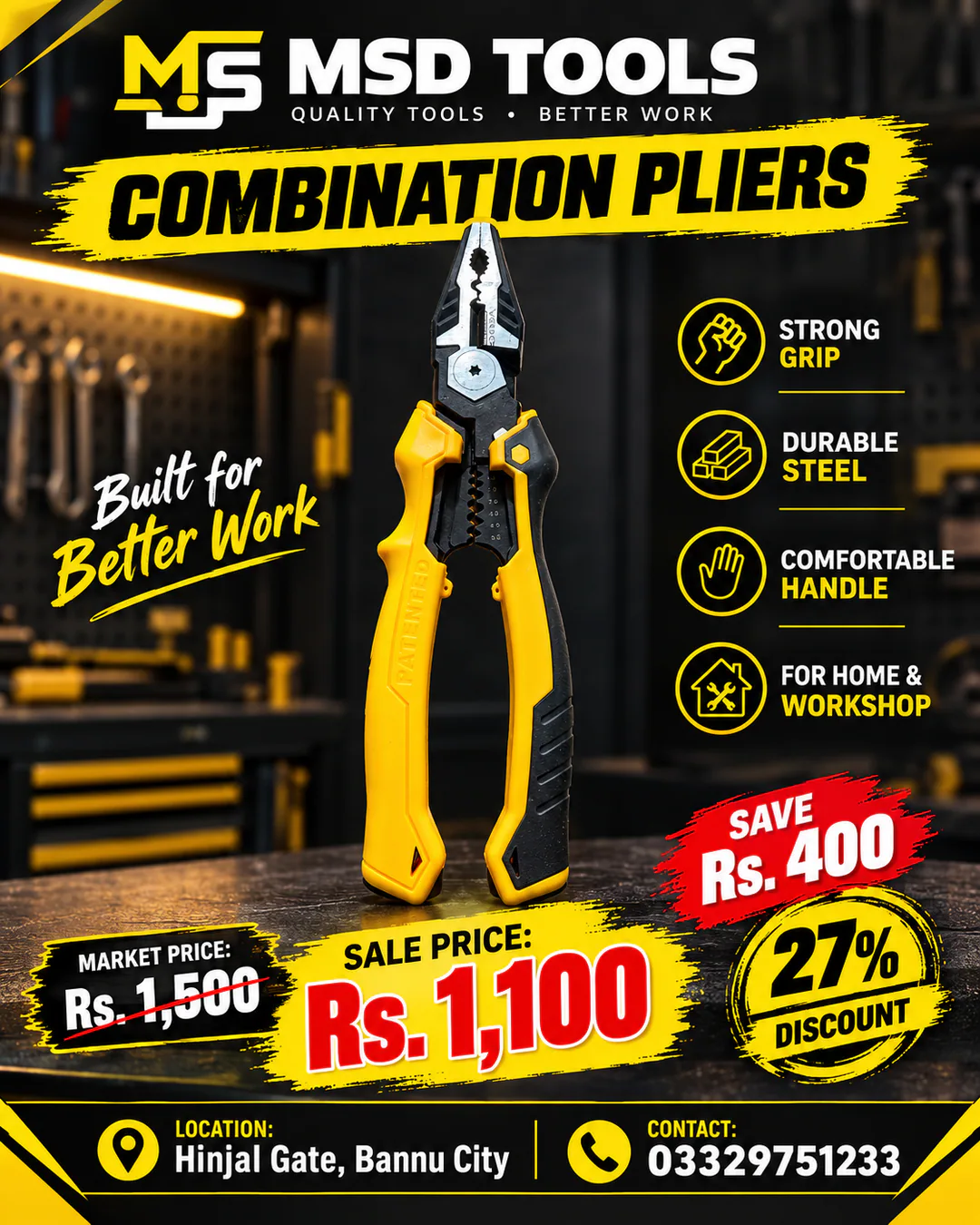 Combination pliers